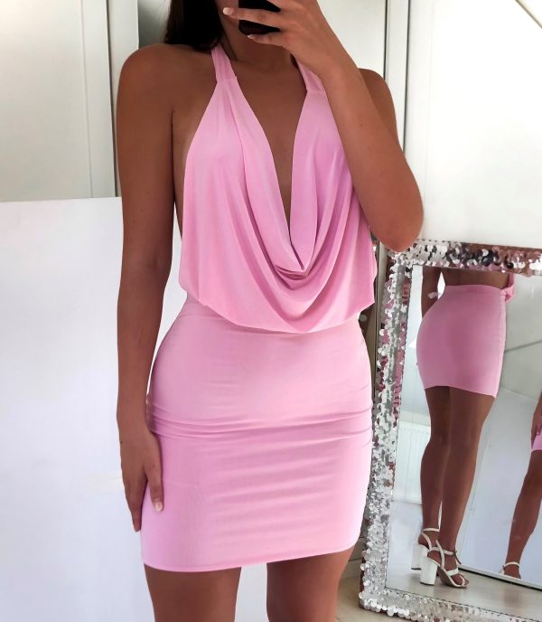 Slinky Cowl Dress (colour options)