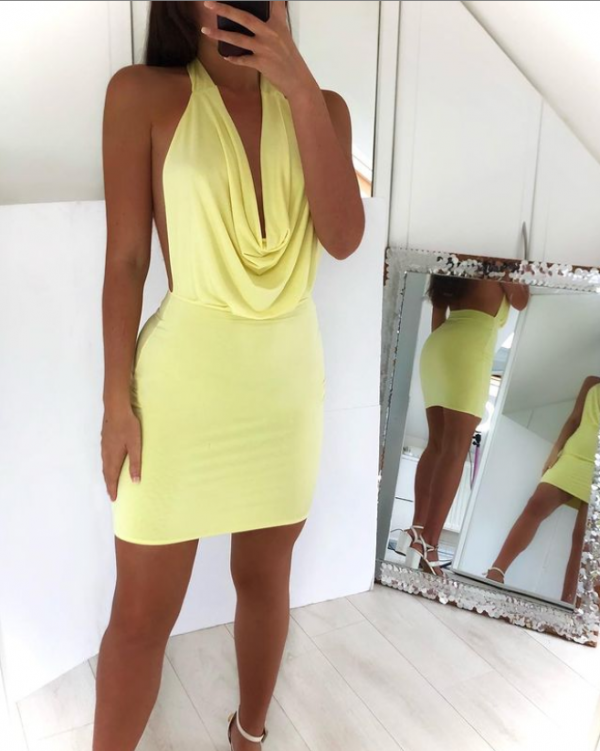 Slinky Cowl Dress (colour options) - Image 2