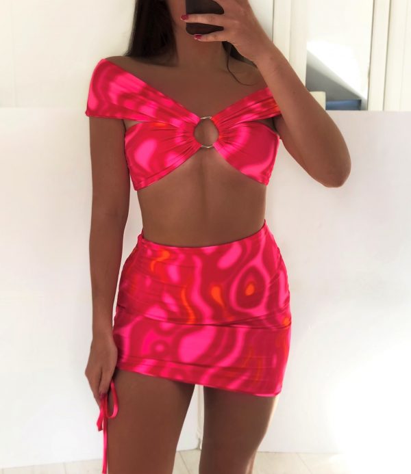 O Ring Top and Skirt Set - Image 2