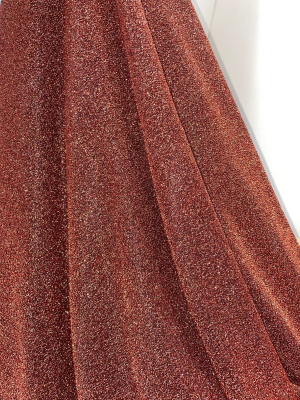 Glitter Asymmetric Tie Drape Co Ord with Ostrich Feathers - Image 6