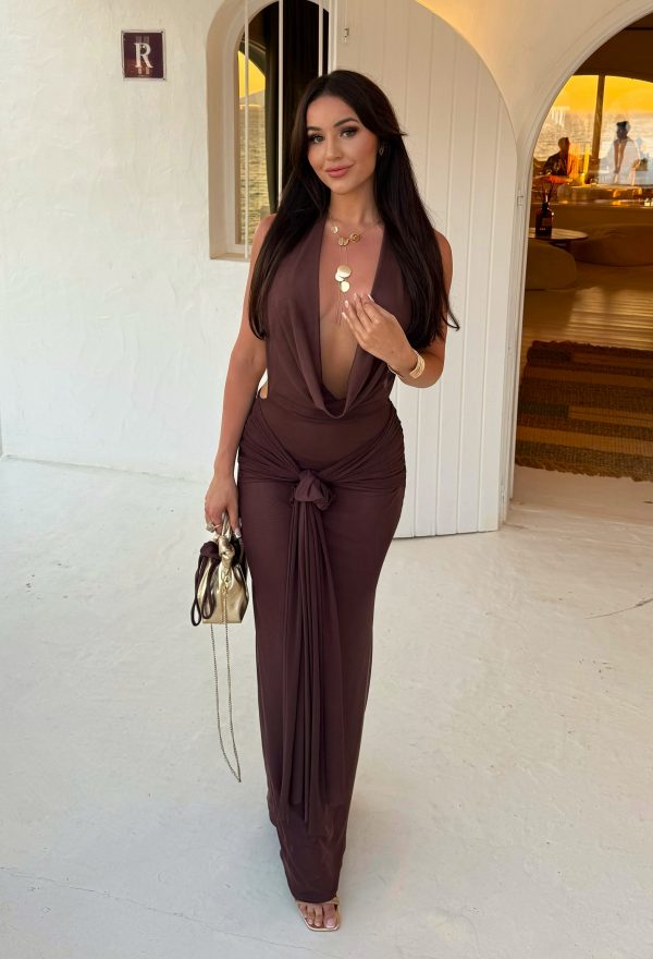 SIREN Mesh Maxi Dress