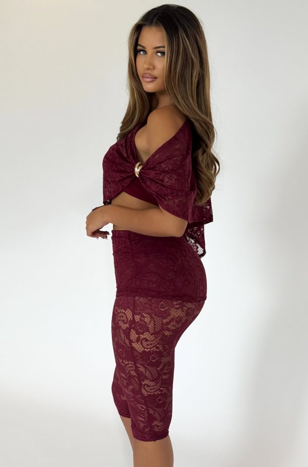 Lace Fold Over Capris - Image 4