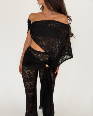 Luxe Lace Poncho