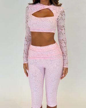 Lace Lined Capris